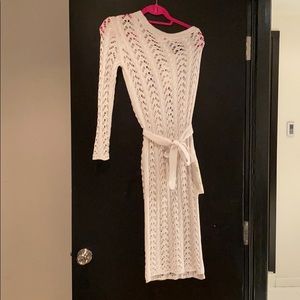 One shoulder dress with holes